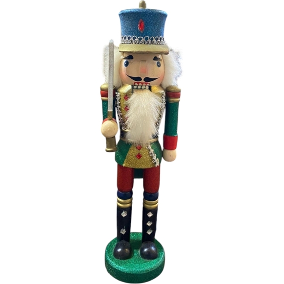 Colorful Nutcracker Soldier Figurine - Picture 1 of 6